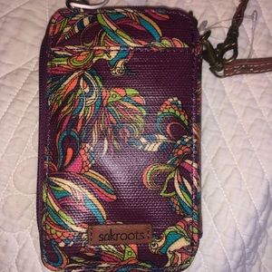 Sakroots smartphone wristlet.